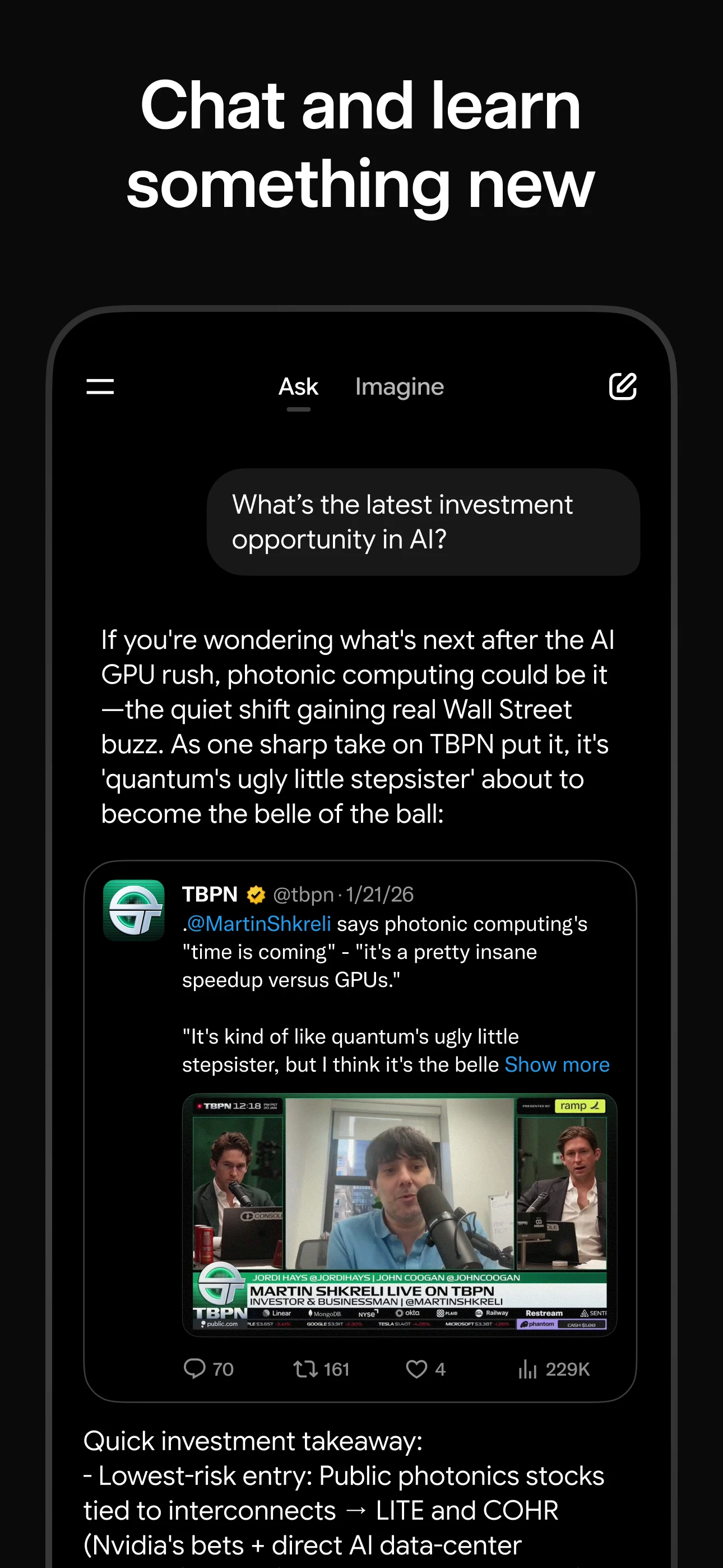 Grok screenshot